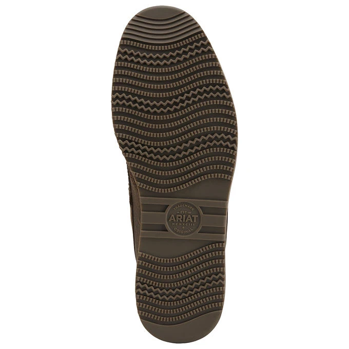 Ariat Men's Lookout Earth Brown Leather & Suede Lace-Up Boots 10014153 - Image 5