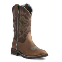 Ariat Ladies Delilah Round Toe Distressed Brown Boots 10021457