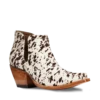 Ariat Ladies Dixon Brown & White Cowhide Ankle Bootie 10033882