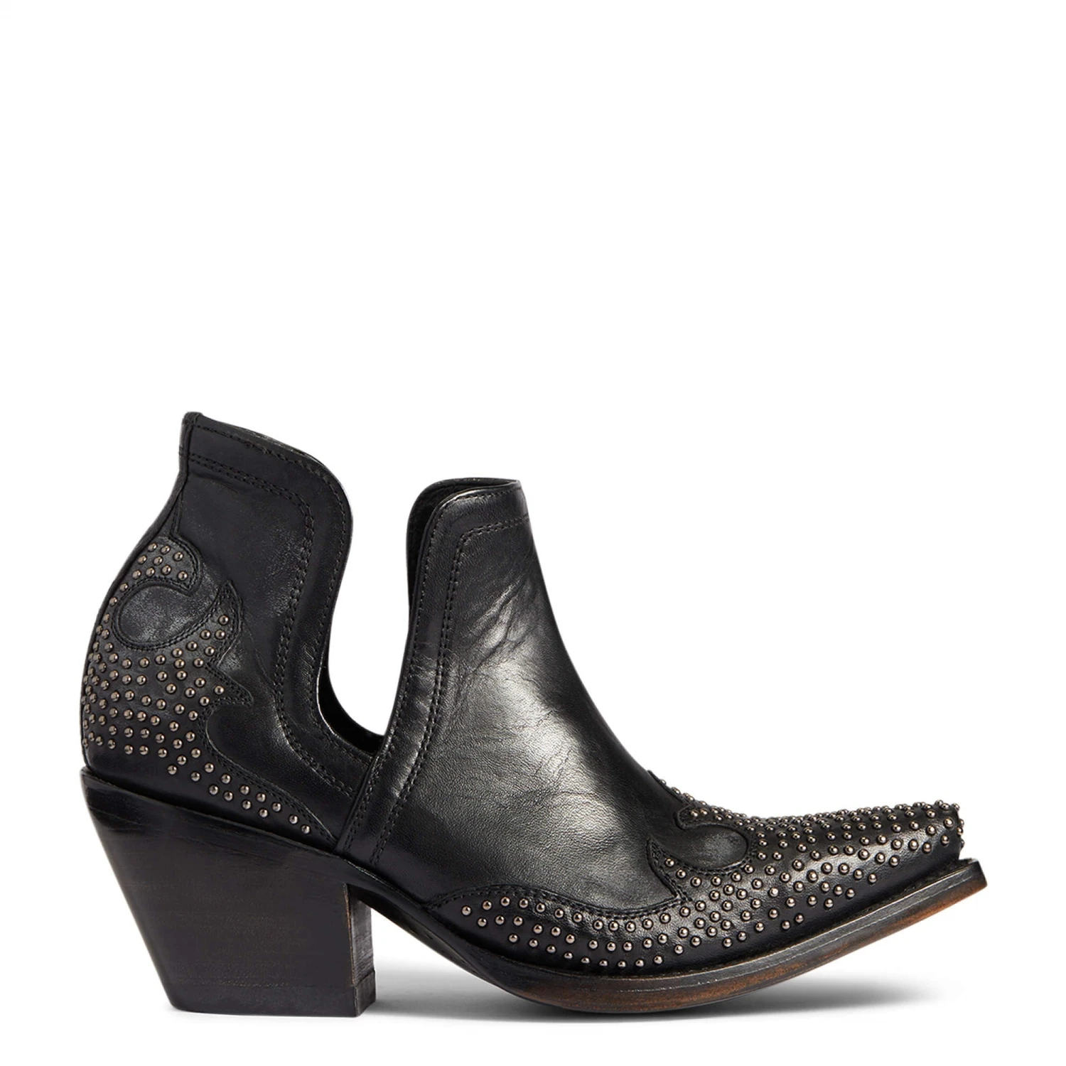 Ariat® Women's Dixon Wingtip Black Western Booties 10038305 - Image 3