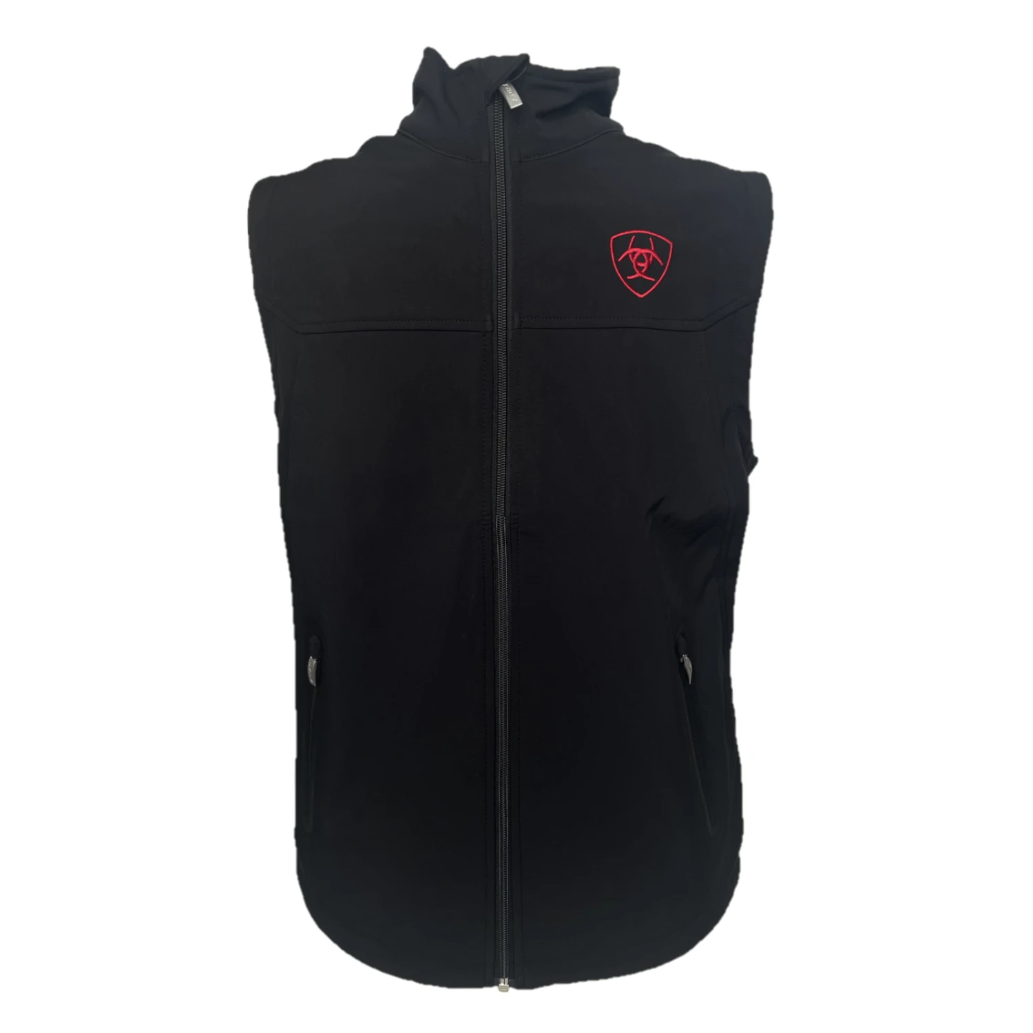 Ariat® Men's Mexico New Team Black Softshell Vest 10043951 - Image 2