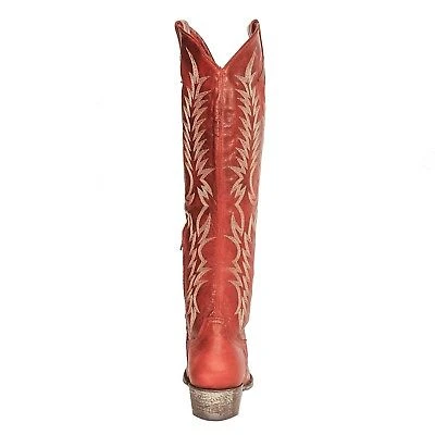 Old Gringo Ladies Mayra Red Embroidered Tall Snip Toe Boots L1213-1T4L - Image 3