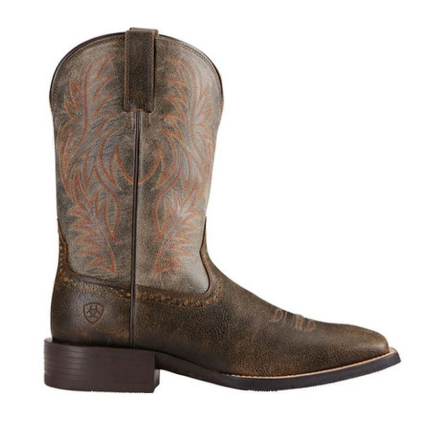 Ariat Men's Sport Western Brooklyn Brown/Ashes Boots 10019958 - Image 3