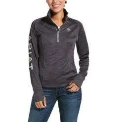Ariat® Ladies TEK Team Periscope Heather 1/2 Zip Sweatshirt 10032709
