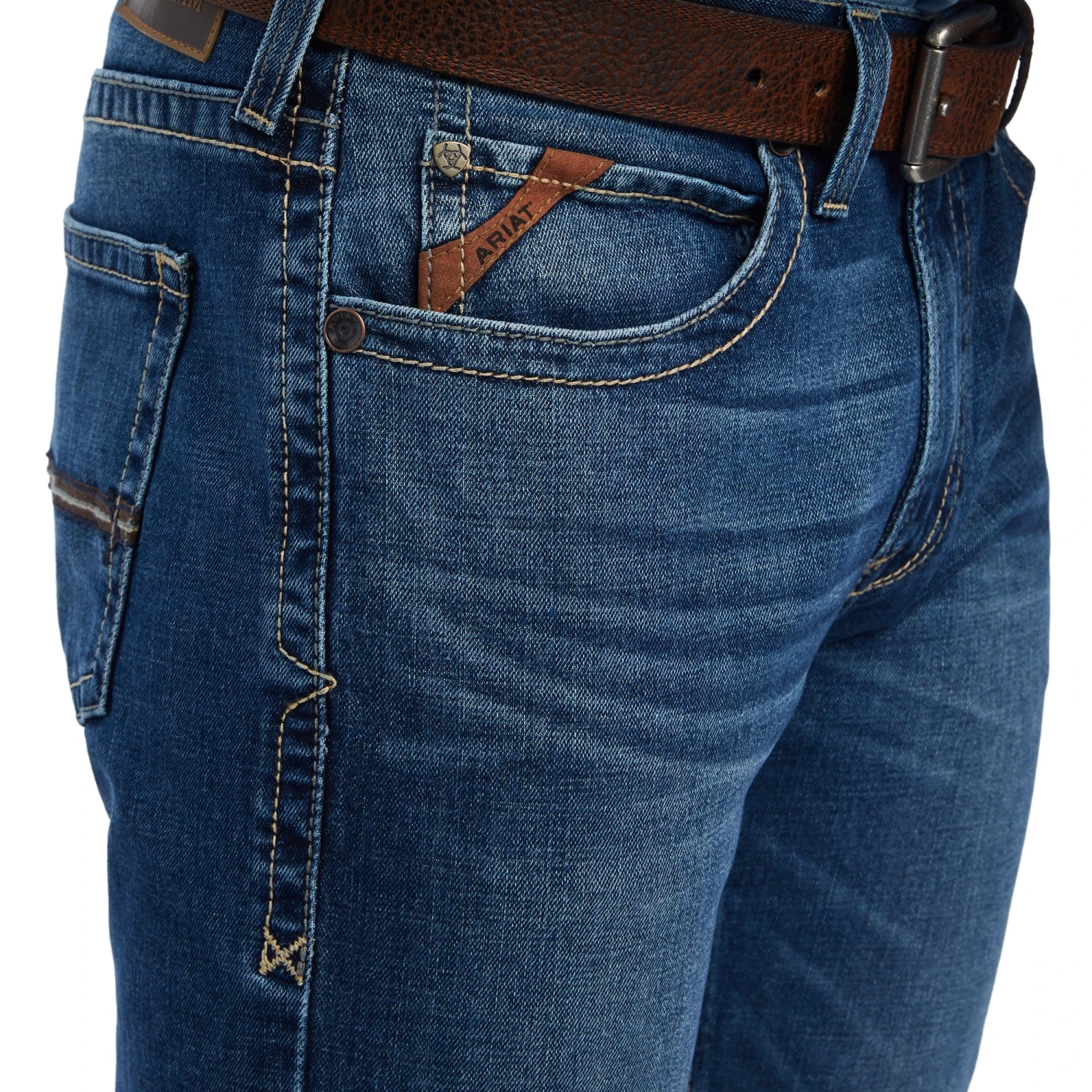 Ariat® Men's M2 Traditional Relaxed Cutler Bootcut Jeans 10041100 - Image 4