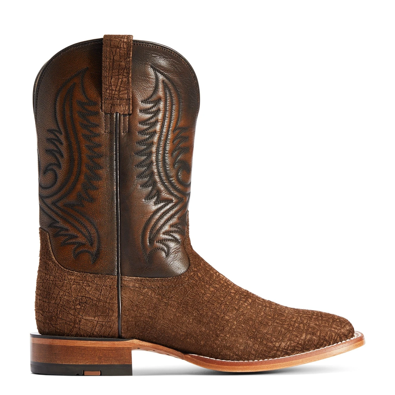 Ariat® Men's Circuit Paxton Tan Hippo Print Square Toe Boots 10042407 - Image 4