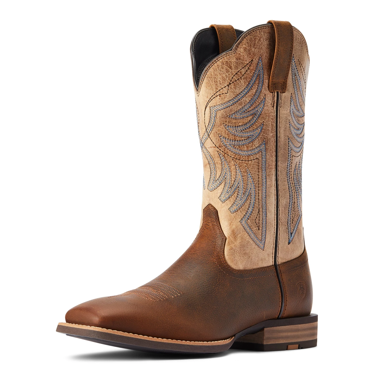 Ariat® Men's Everlite Blazin Wheat Brown Square Toe Boots 10042436 - Image 3