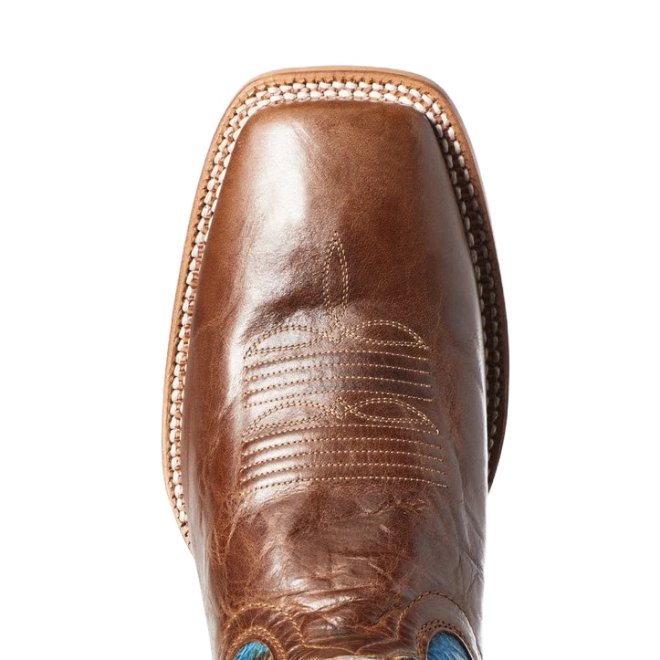 Ariat Men's Firecatcher Well Brown & Blue Lake Leather Boots 10035952 - Image 2