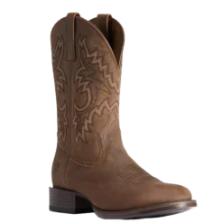 Ariat Men's Stockman Ultra Talon Tan Round Toe Boots 10038367