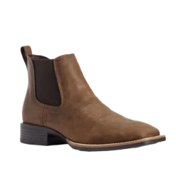 Ariat® Men's Booker Ultra Distressed Tan Square Toe Boots 10031452