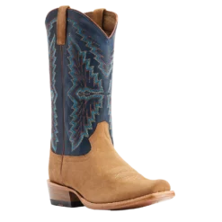 Ariat® Men'sFuturity Showman Dijon Roughout & NavyWestern Boots 10044499