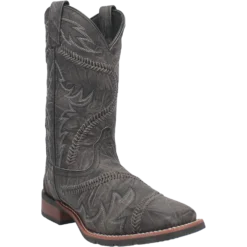 Laredo Men's Kade Charcoal Grey Square Toe Boots 7978
