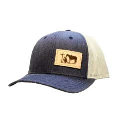 Dally Up Navy And Grey Cowboy Praying Snapback Cap DALLY-315