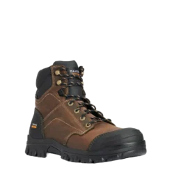 Ariat® Men's Treadfast 6" Steel Toe Brown Leather Work Boots 10034671