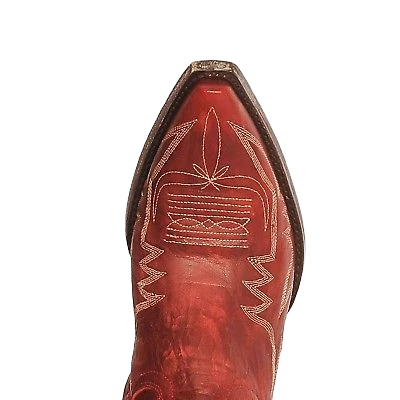 Old Gringo Ladies Mayra Red Embroidered Tall Snip Toe Boots L1213-1T4L - Image 2