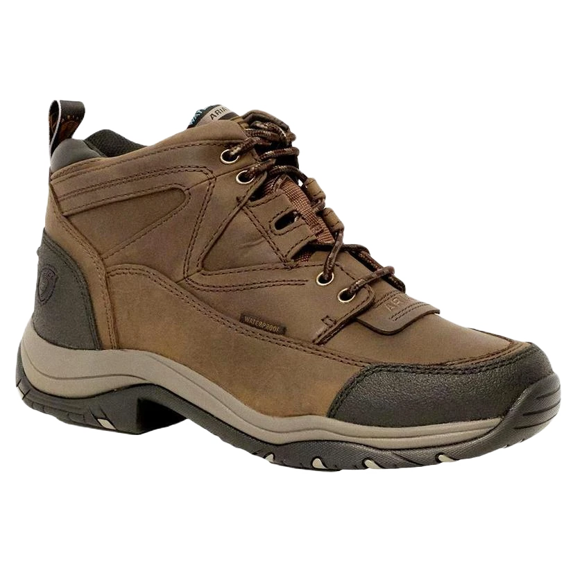 AriatĀ® Men's Terrain Distressed Brown Waterproof Boots 10024945