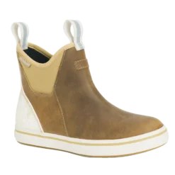 XTRATUF Ladies 6" Tan Leather Ankle Deck Waterproof Boots XWAL-901
