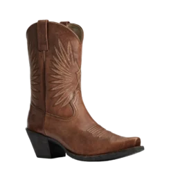 Ariat Ladies Naturally Distressed Cognac Goldie Boots 10033886