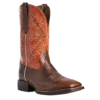 Ariat Men's Qualifier Wicker & Orange Boom Boots 10035900