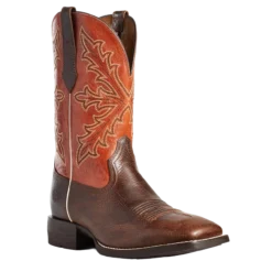 Ariat Men's Qualifier Wicker & Orange Boom Boots 10035900