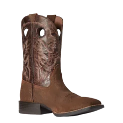 Ariat Men's Sport Buckout Rough Ginger Rusted Iron Boots 10038502