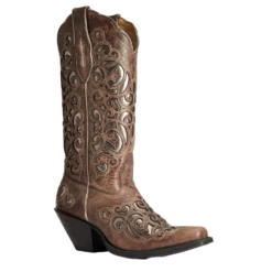 Ariat® Ladies Crackled Taupe & Gunmetal Divine Boots 10034110