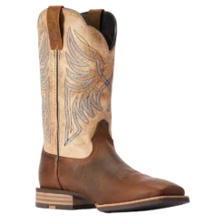Ariat® Men's Everlite Blazin Wheat Brown Square Toe Boots 10042436