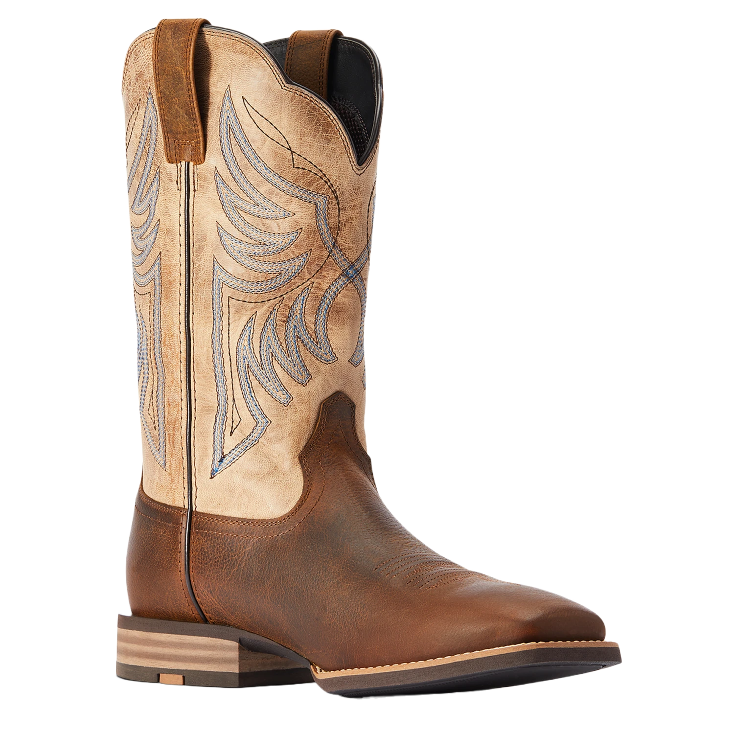 Ariat® Men's Everlite Blazin Wheat Brown Square Toe Boots 10042436