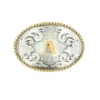 Nocona Antique Scroll & InitialBelt Buckle 37072
