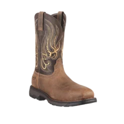 Ariat® Men's Workhog® Mesteño Earth Brown Composite Toe Boots 10010892