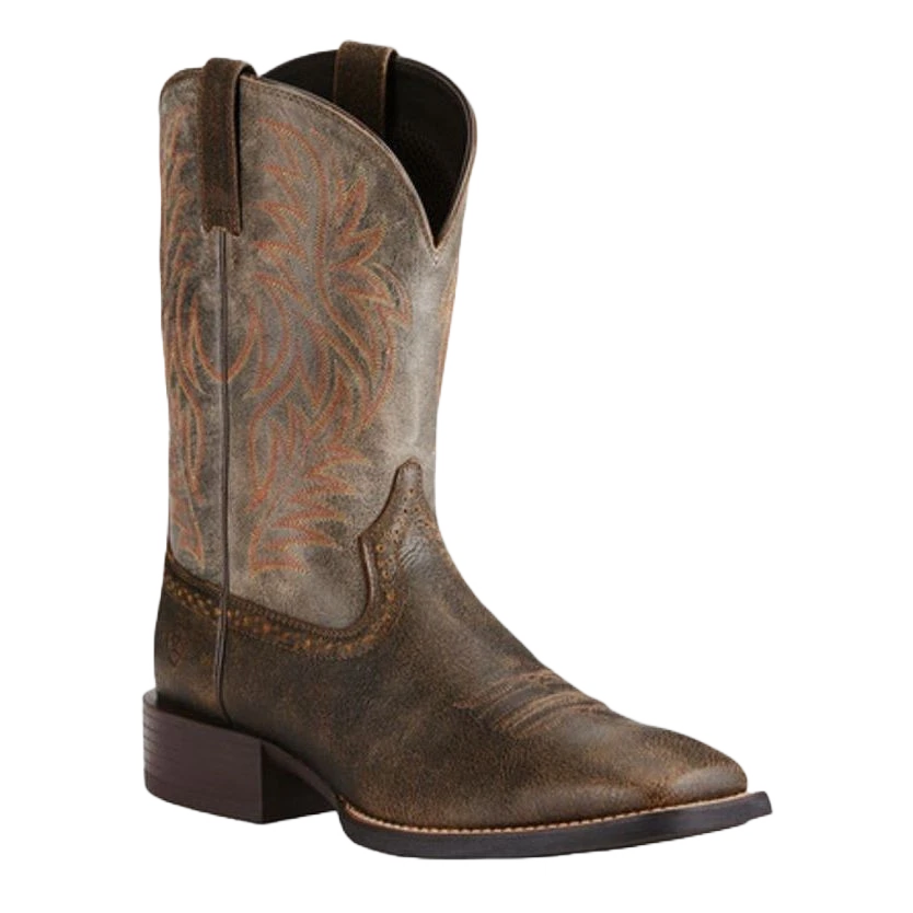 Ariat Men's Sport Western Brooklyn Brown/Ashes Boots 10019958