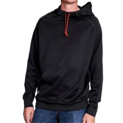 Kimes Ranch® Men's Prescott Tech Black Pullover Hoodie PRST-BLK