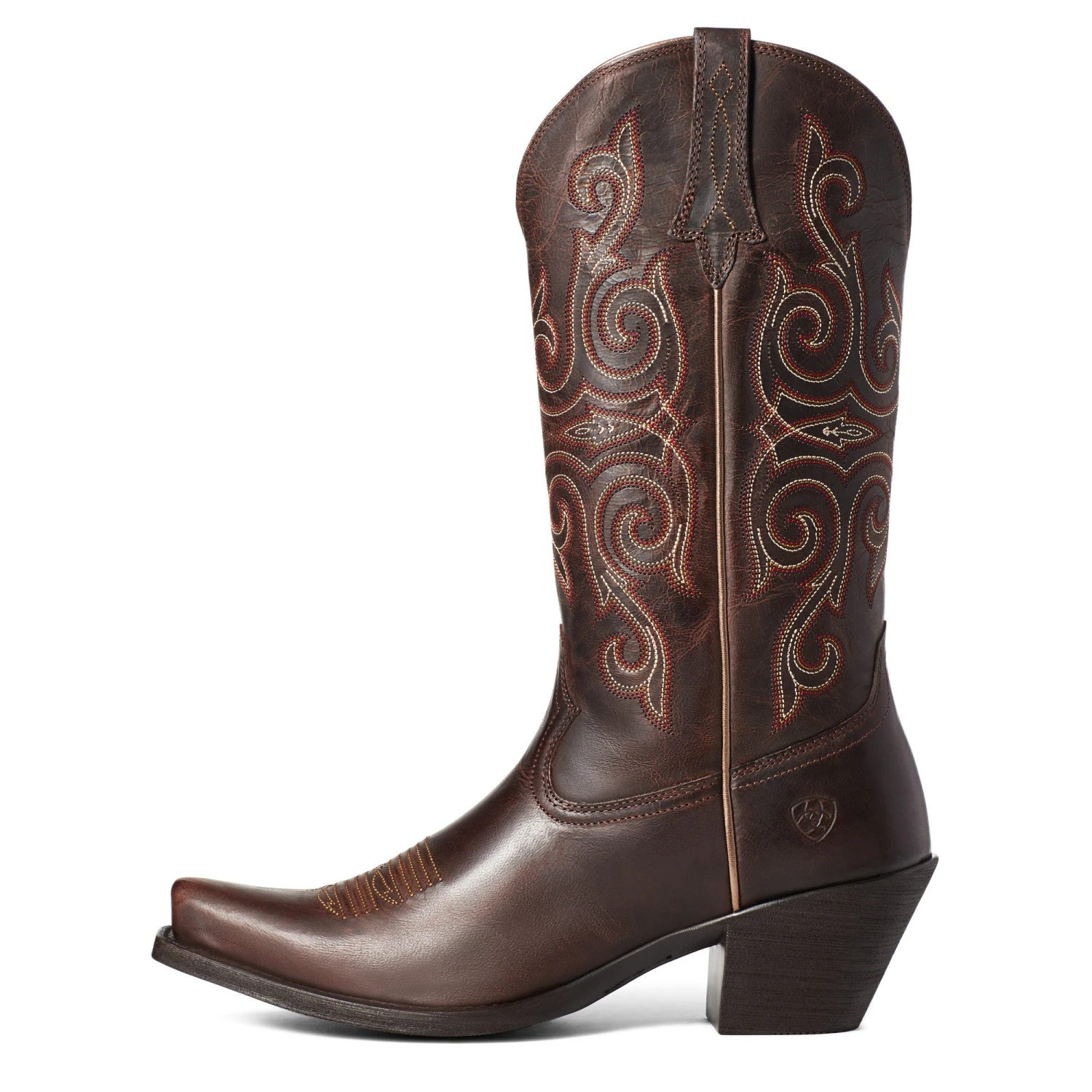 Ariat Ladies Round Up Lakota Rough Tan Snip Toe Boots 10035785 - Image 3