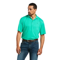 Ariat Men's TEK Mint Polo Short Sleeve Shirt 10039379