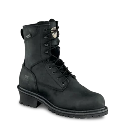 Irish Setter By Red Wing Mesabi Black Steel Toe Waterproof Boot 83836